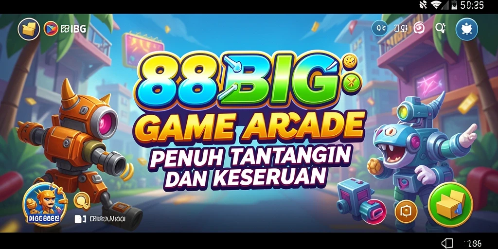 Tampilan gameplay 88BIG yang dinamis dan penuh warna.