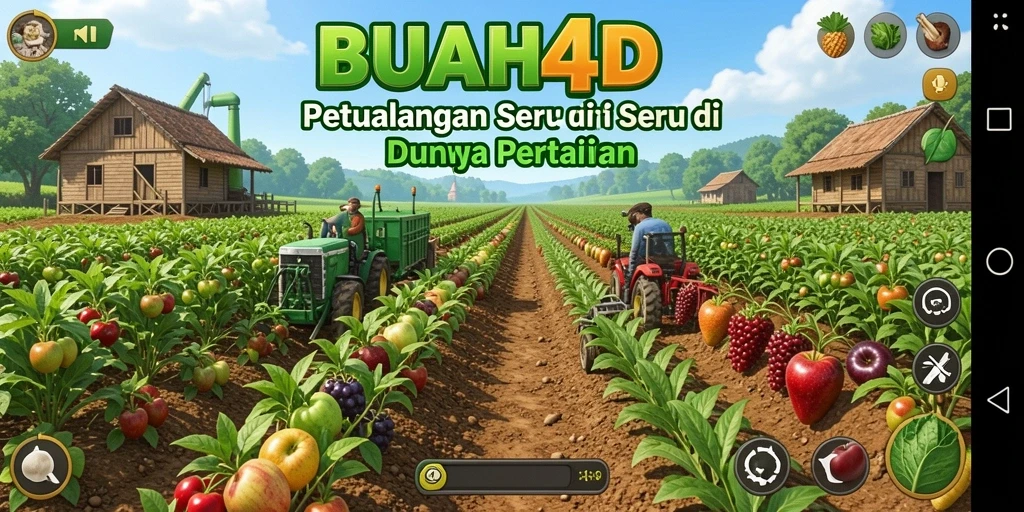 Tampilan gameplay BUAH4D yang seru dan menawan.