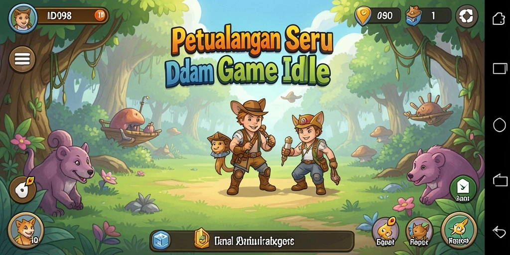 Tampilan utama gameplay ID098 yang seru dan interaktif.