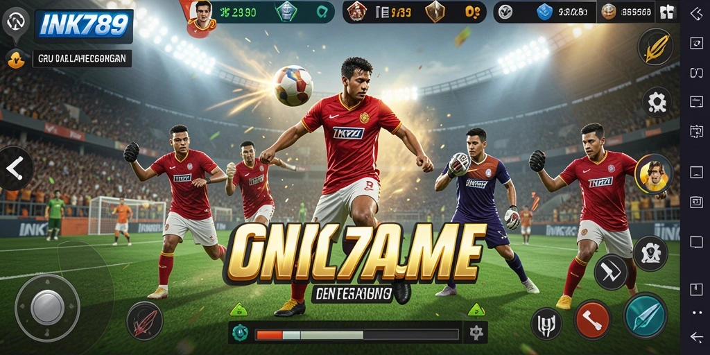 Tampilan gameplay menarik dari INK789 yang penuh aksi olahraga.