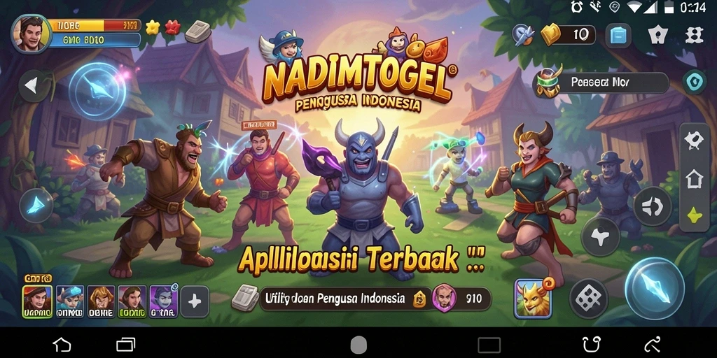 Tampilan utama aplikasi NADIMTOGEL dengan fitur analisis yang canggih.