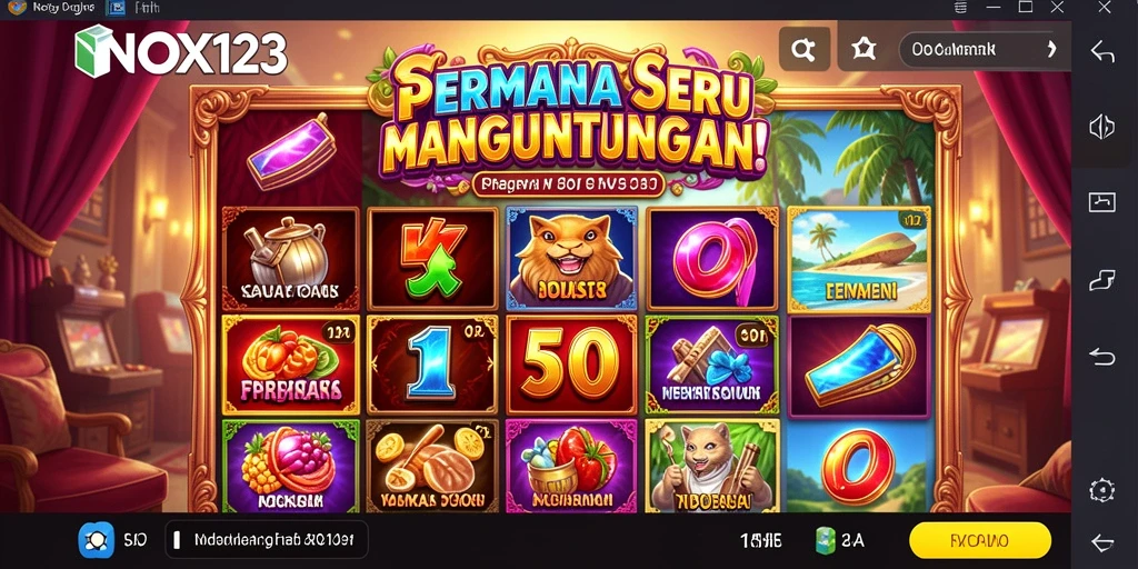 Tampilan menarik dari gameplay Slot NOX123 yang sedang berlangsung.