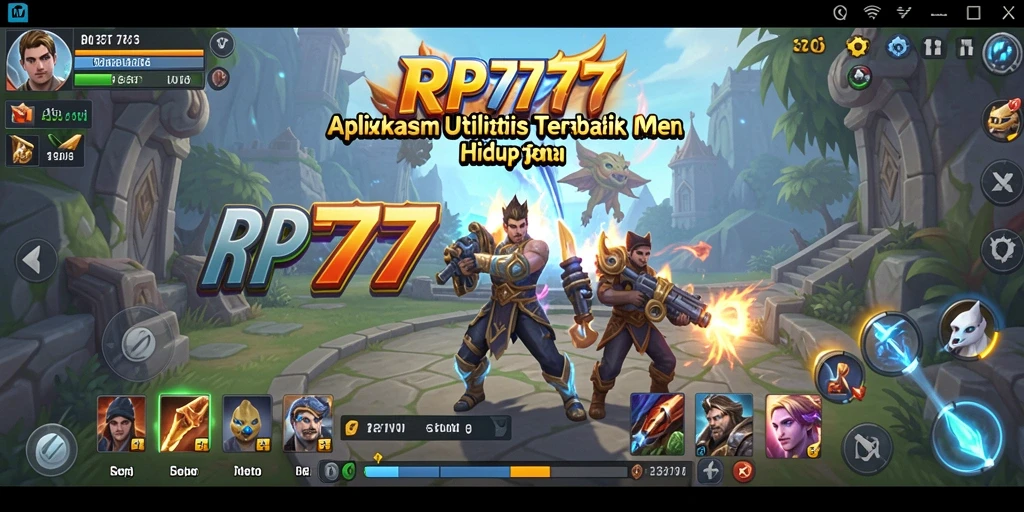 Tampilan antarmuka RP777 yang menarik dan fungsional.