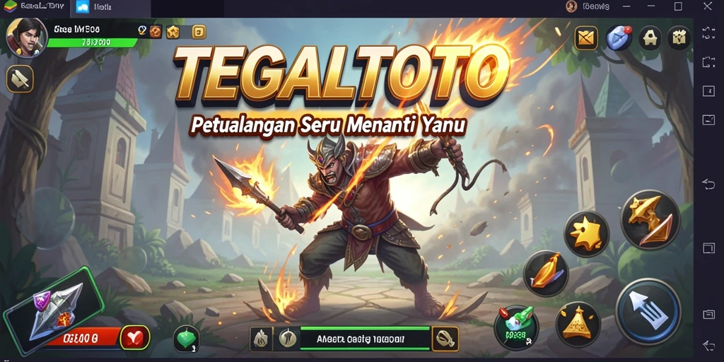 Gameplay seru TEGALTOTO dengan berbagai tantangan menanti.